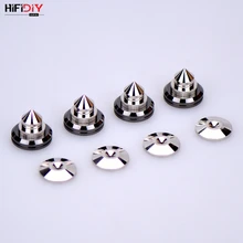 HIFIDIY LIVE 4 комплекта или 4 шт колонки подставка для ног чистая медь Серебряный громкоговоритель коробка Шипы Конус пол ножка гвоздь M28* 26