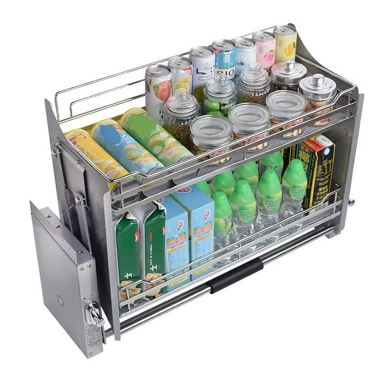 Cocina Accesorios Armario Cestas Para Organizar ящик для подвесного органайзера Cozinha стойка кухонного