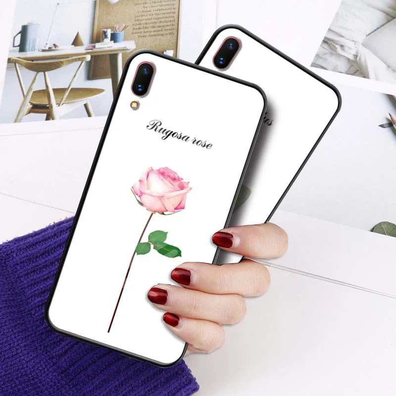 Cute Cartoon Paint Tempered Glass Case For Xiaomi Redmi 5 5Plus 5A 6 6A 6Pro S2 Note pro 4X Pro Cases Soft TPU Edge Cover |