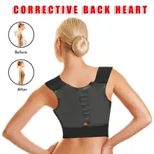 Unisex Back Corrector Straighten Belt Body Shaper Top Shapewear Women Men Posture Corrector Vest Brace Support Shoulder L Size