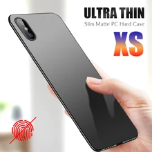 Ультратонкий чехол для iPhone X XS 11 Pro Max XR, тонкий матовый чехол 360, полный ПК, жесткие чехлы для iPhone 11 X XS чехол