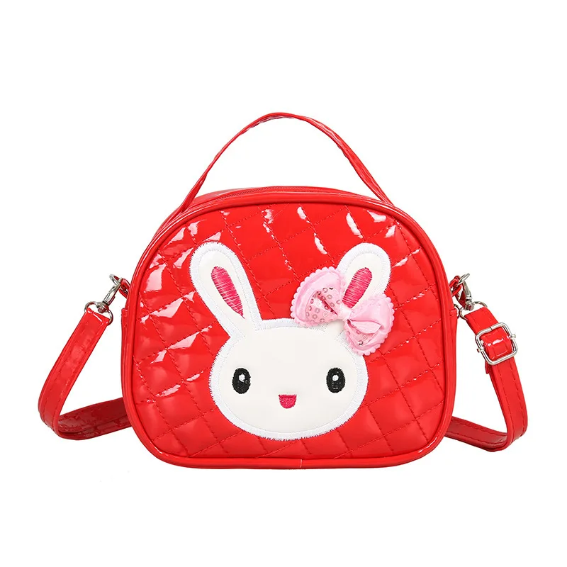 

Rabbit Cartoon Bow Kids Bag Crossbody Pu Leather Kids Luxury Handbags Female Bags Designer Girls Handbag Shoulder Bags Bolsa Fem