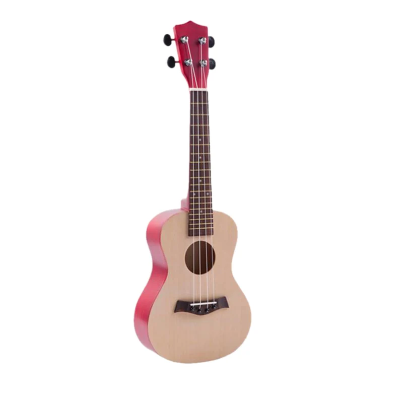

SEWS-23 Inch Wooden Soprano Ukulele Beginner Hawaii 4-String Guitar Ukelele + String + Pick Suitable for Both Beginners and Ch