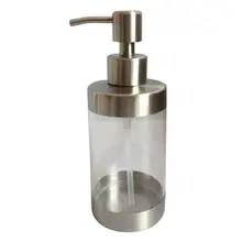 350 мл дозаторы для мыла лосьон Прозрачный флакон с распылителем для кухни ванной дома отеля