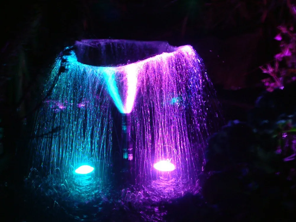 Светодиодный RGB подводный 10w 12V светодиодный бассейн, фонтан, аквариум, лампа с дистанционным управлением