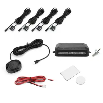 

car parking sensor Car Parking Sensor Reversing Radar Kit Warning Sound Indicator Probe System 12V automobiles New arrives