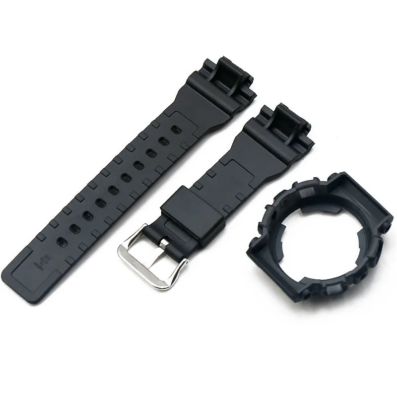 Watch accessories male resin strap case for Casio G-SHOCK GMA-S120MF S110MF S130 rubber strap watch frame female men watch band