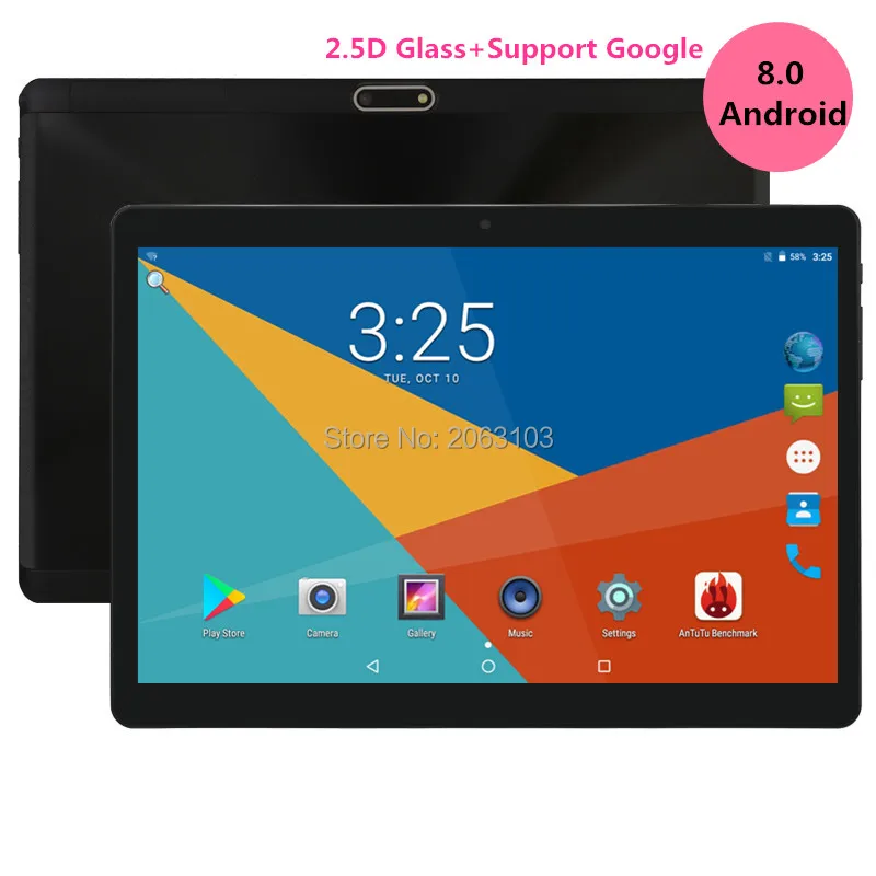 10 inch tablet Support Google  Octa Core 4GB RAM 64GB ROM 3G 4G FDD LTE Phone Call Android 8.0 Tablet GPS WIFI 1280X800 IPS Pad
