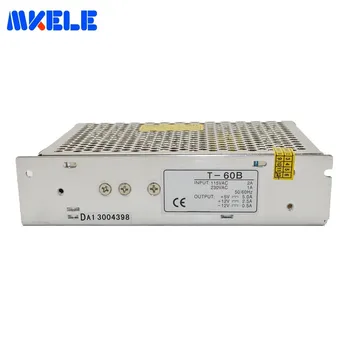 

Makerele Triple Switching Power Supply T-60B 5V 12V -12V Aluminum 5A 2.5A 0.5A For Led Driver 3 Modes Converter Power Adapter
