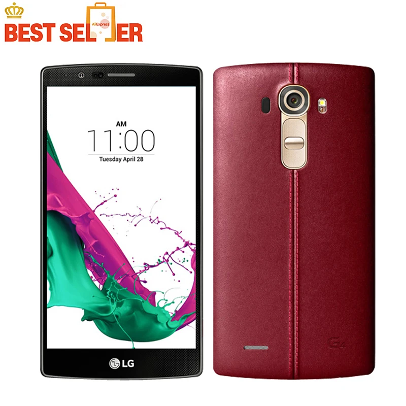 

Original Unlocked LG G4 4G LTE Mobile Phones, H818 H810 H811 H815, Hexa Core, 5.5" 16.0MP Camera, 3GB 32GB Android Smartphone