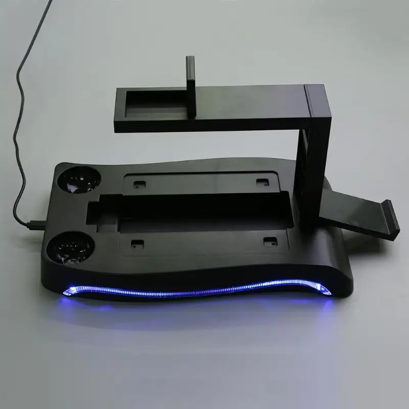 Зарядная док станция светодиодная подставка держатель для PS4 VR PS Move игровые
