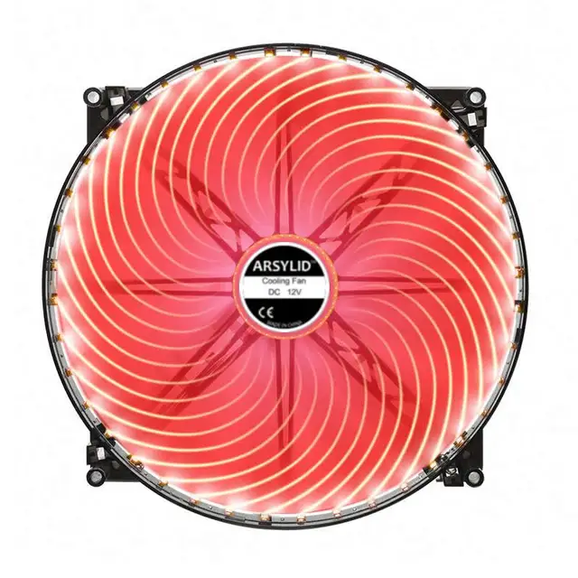 thin 20mm fan Red Blue Green Color 200mm 20cm fan silent for computer