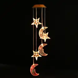 Солнечный Мощность светодио дный Wind Chime свет Цвет изменение домашний сад Свадьба Рождество Декор руководство Пользователя 5 Вт