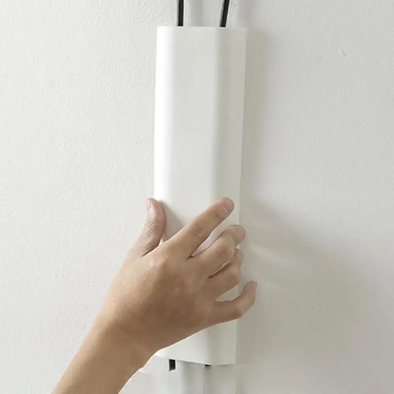 30cm Self-adhesive Raceway wall Cord Duct Cover cable duct Ties Fixer Fastener Holder 1-5pcs cable organizer