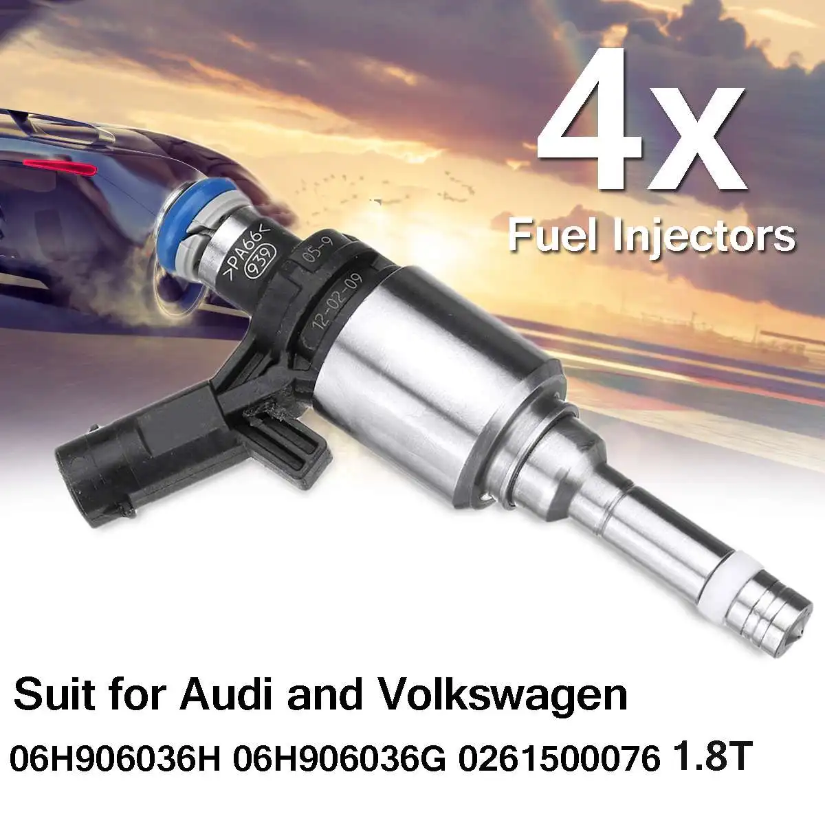 

Metal Fuel Injector For Bosch/Audi Passat/Volkswagen 06H906036H 06H906036G 1.8T Gen Auto Replacement Parts 8.7x4.4cm