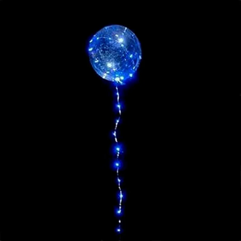 18 дюймов светящийся светодиодный шар с палкой прозрачный день Святого Валентина свадебные украшения шары YJS Прямая поставка