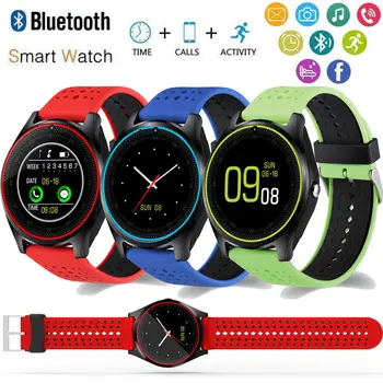 

NoEnName_Nul 2019 V9 Waterproof Sports Smart Watch Camera SIM For Android IOS iPhone Samsung