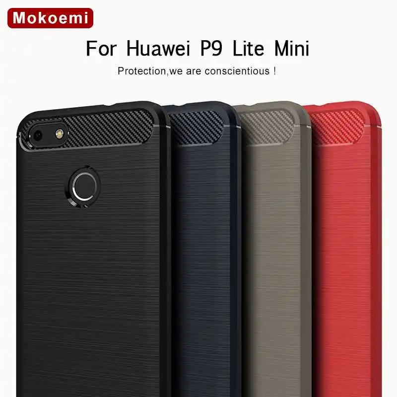 Mokoemi модный Ударопрочный Мягкий силиконовый 5," для Huawei P9 Lite Mini чехол для Huawei P9 Lite мини чехол для сотового телефона