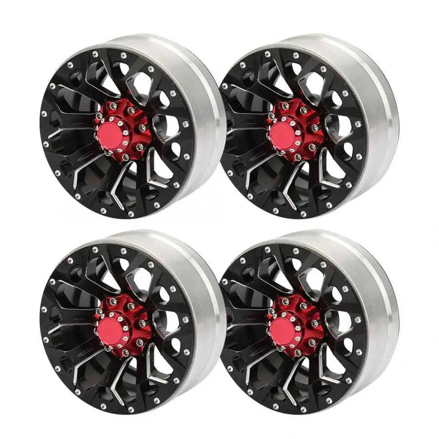 

4pcs Universal Aluminium Alloy Wheel Rim Hubs for Wraith Axial 1/10 RC Off-Road Rock Climbing Crawler Car RC Car Parts