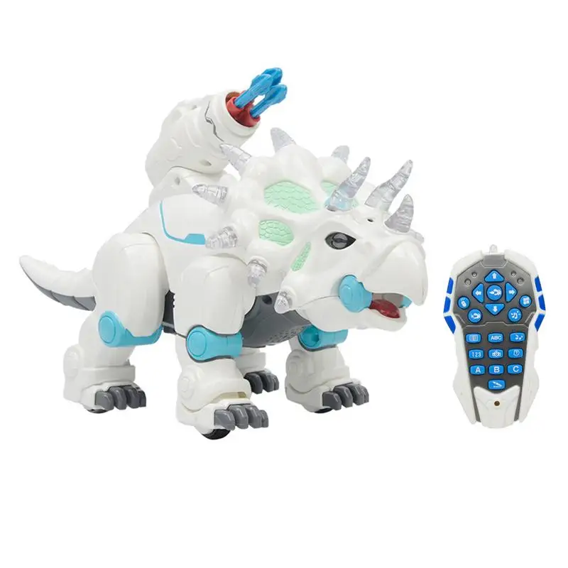 

Simulated Dinosaur Toy Model Remote Control Electric Triceratops Intelligent Atomized Fire-breathing Dinosaur Children's Toys