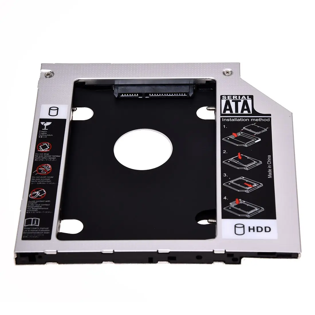 SATA 2nd жесткий диск HDD Caddy адаптер для ThinkPad T400 T410 T500 R400 R500