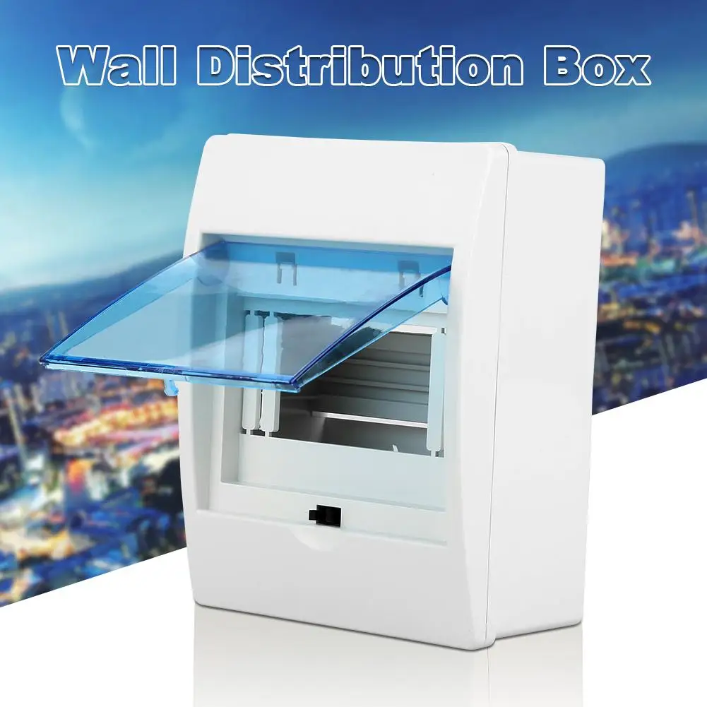 

Hot Plastic 4-6 Ways Distribution Box For Circuit Breaker Indoor On The Wall Circuit Breaker Distribution Box