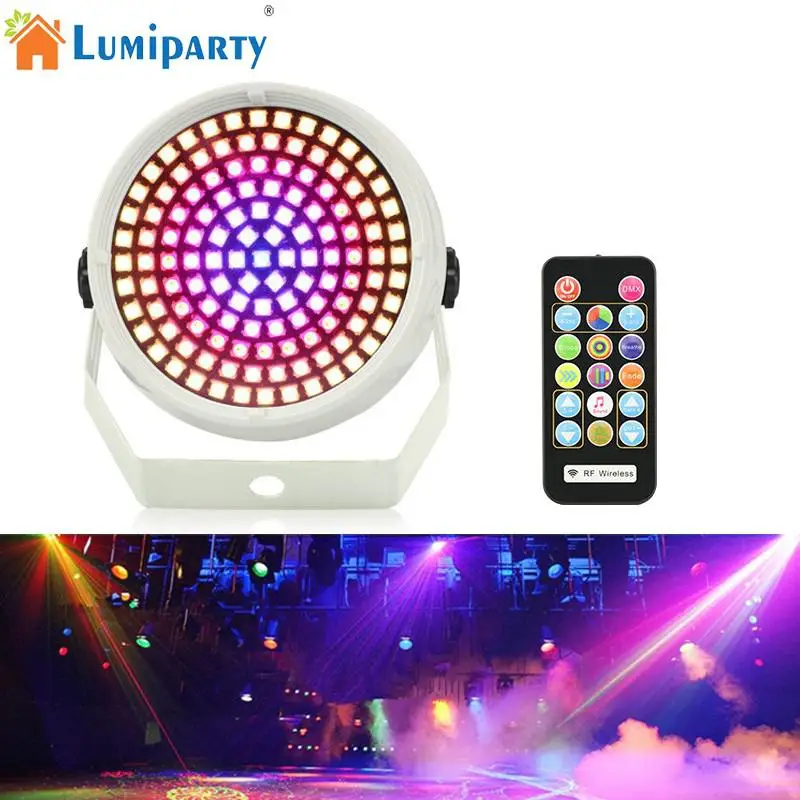 

Adeeing Activated Disco Projector Colorful Strobe Stage Lighting Effect 127LED RGB DJ Bar Holiday Party Christmas Light