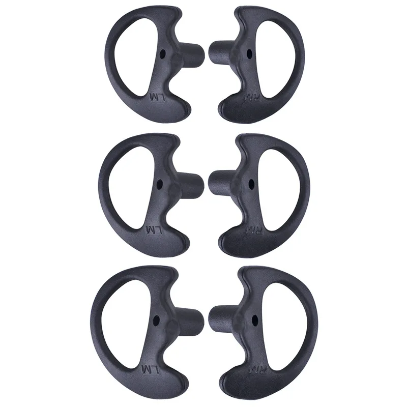 

Universal Replacement Soft Silicone Open Ear Insert Earmould for Two Way Radio Coil Tube Audio Kits UV-5R UV-B6 BF-888S UV-B5