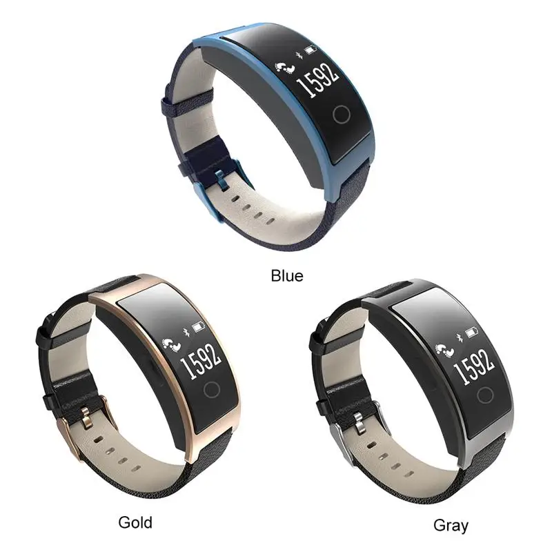 

CK11S Smart Bracelet Heart Rate Blood Pressure Blood Oxygen Monitoring Step Calories Waterproof Bracelet Sports Ring