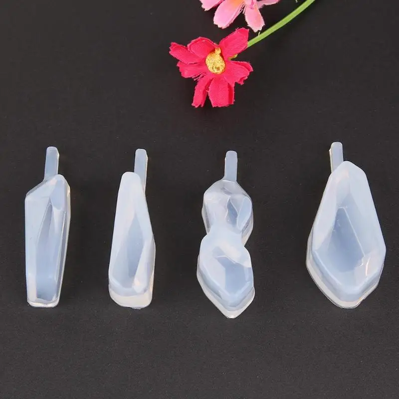 

Creative Design Crystal 4PCS Silicone Mold Resin DIY Stars Mold For Pendant Making Jelly Candy Chocolate Decoration Baking Tool