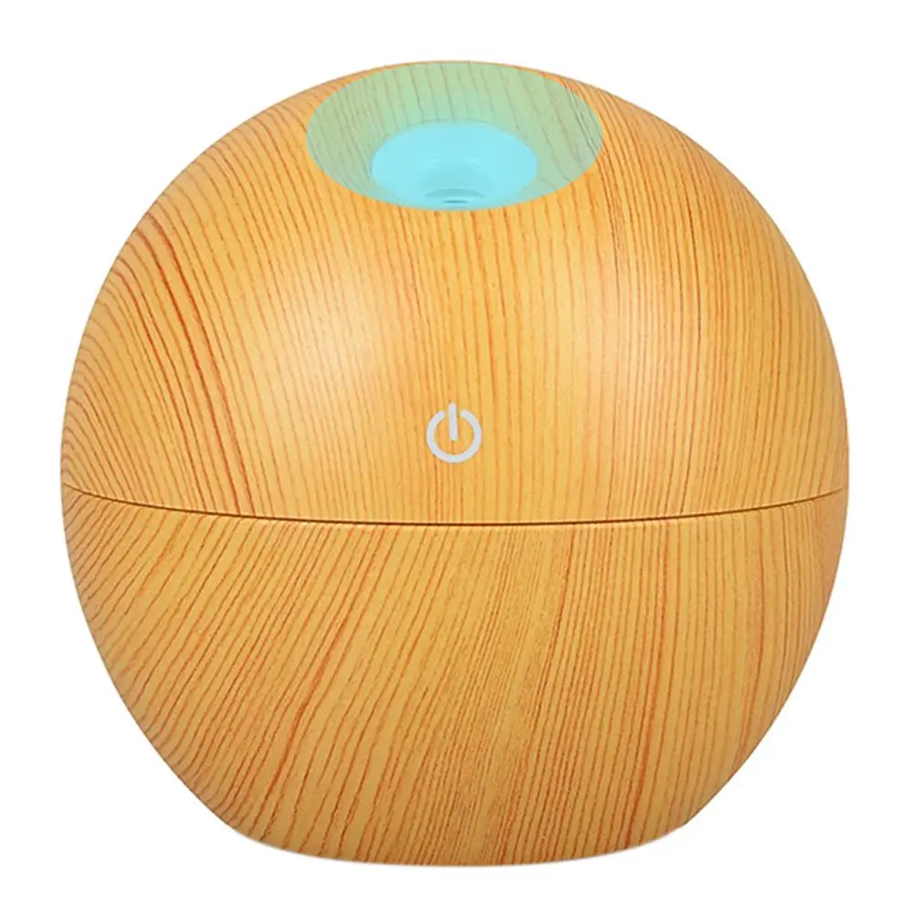 

USB Aroma ESSential Oil Diffuser Ultrasonic Mist Humidifier Air Purifier Color Change LED Night light for Office Home 130ml