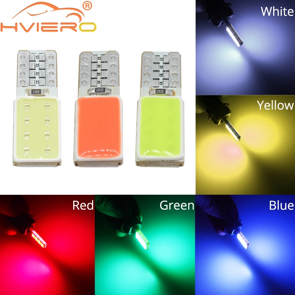 

T10 Wedge LED Canbus W5w Bulbs COB Auto Lamp Car Led Mobile Parking Bulb Signal Light Side Marker Dome Light Reading Lamp DC 12V