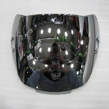 

For 91-94 Honda CBR600 F2 1991-1994 1992 1993 Motorcycle Windshield Silver Screen Double bubble