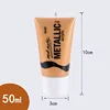50ml Metallic Color Acrylic Paint for Textile Drawing Wall Hand Painted Shining Gel Painting Set Pigment for Artist Art Supplies ► Photo 2/6