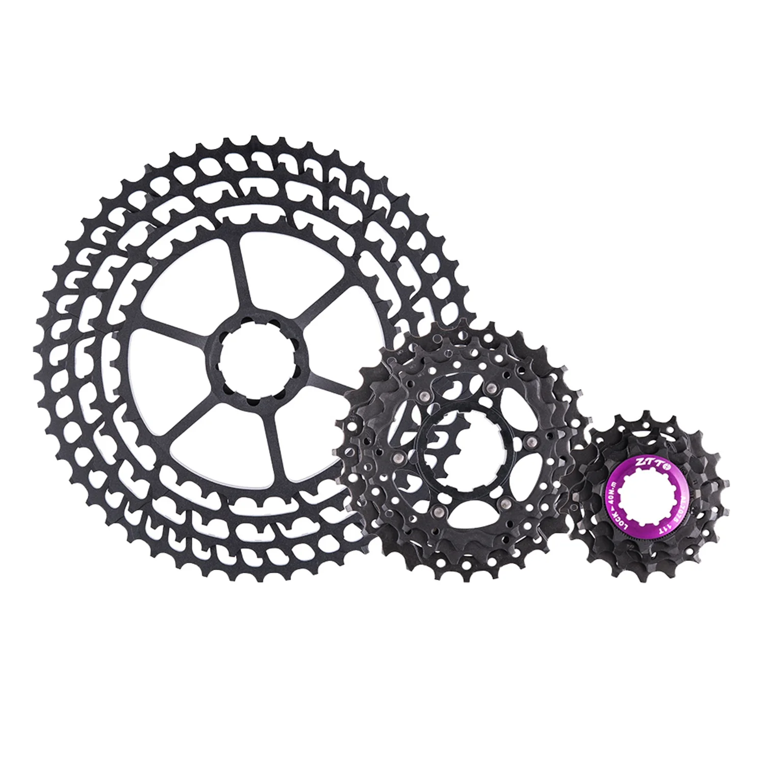 HOT-Ztto 11 Speed Slr Bicycle Cassette 11-50T 11S 11V K7 50 Ultralight 368G Cnc Freewheel Mtb Mountain Bike For Xx1 G | Спорт и