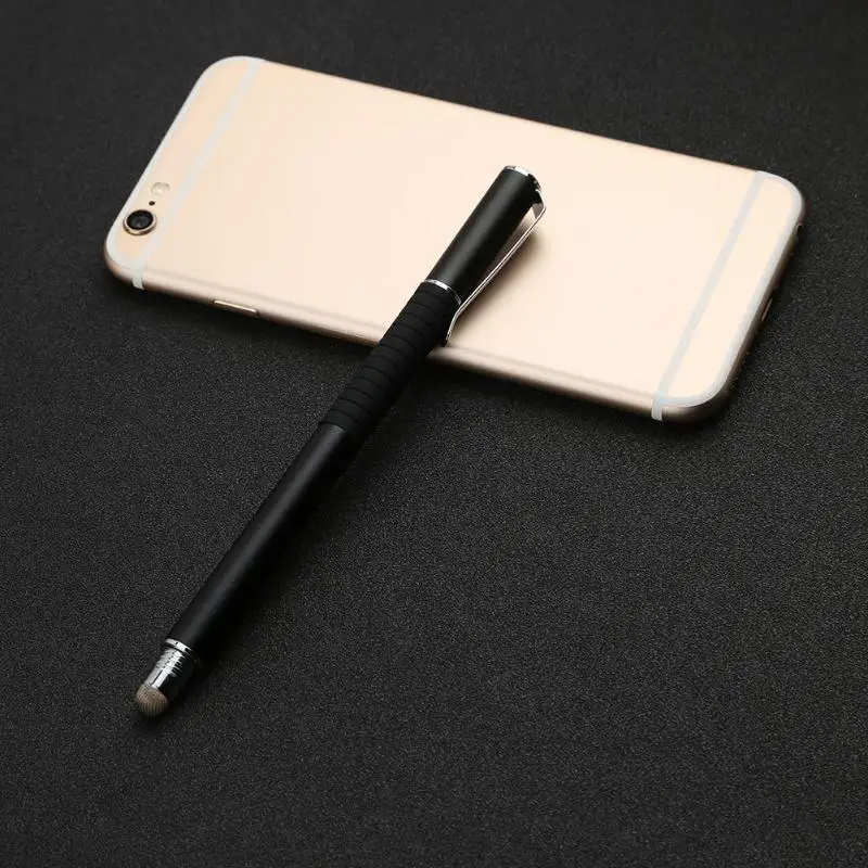 2 in 1 Kapazitive Touch Screen Zeichnung Stylus Stift mit Stift Hut Stift Clip für iPhone Smartphon
