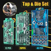 12/20 шт. M6-M12/M3-M12 метрический кран с 5 шт. штампом и регулируемый гаечный ключ гаечный болт металлический сплав ручные инструменты