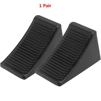 

2pcs Rubber Wheel Chock Mat Non-Slip Tire Anti-Skid Pad Automobile Wheel Grip Tracks Traction Mat