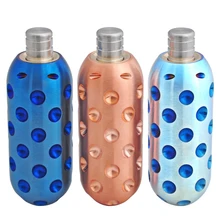 В кончик пальца нажмите яйцо металл из нержавеющей стали для повседневного использования Медь красная игрушка для взрослых черепаха яйца цвет портативный Decom пресс ион