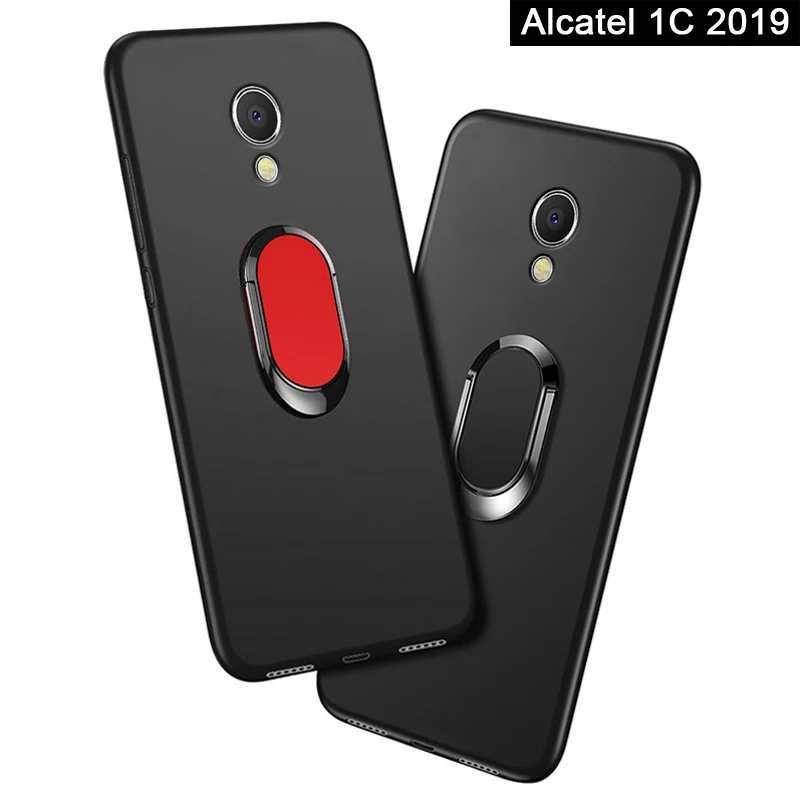 Чехол для Alcatel 1C 2019 5003D чехол роскошный черный пластиковый с металлическим