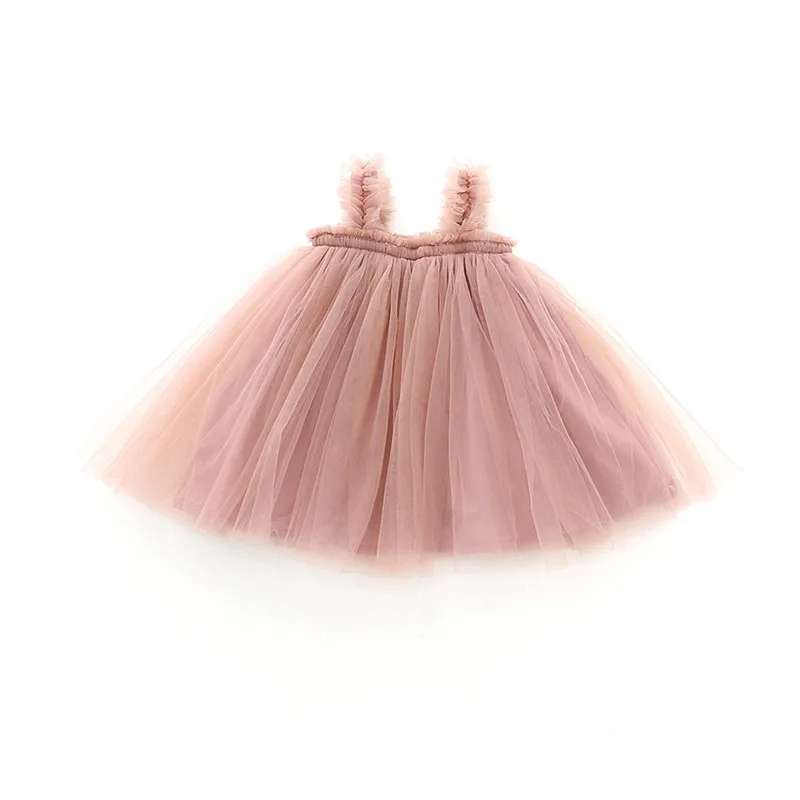 Summer Girls Dress Ruffle Sleeveless Kids Dresses For Girls Vestidos Infantil Kids Clothes Mesh Cute Princess Party Costumes Summer Girls Dress Ruffle Sleeveless Kids Dresses For Girls Vestidos Infantil Kids Clothes Mesh Cute Princess Party Costumes