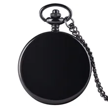 Новое поступление года серебро гладкой кварцевые карманные часы цепи для мужчин женщин кулон Стимпанк цифры модное серебряное ожерелье