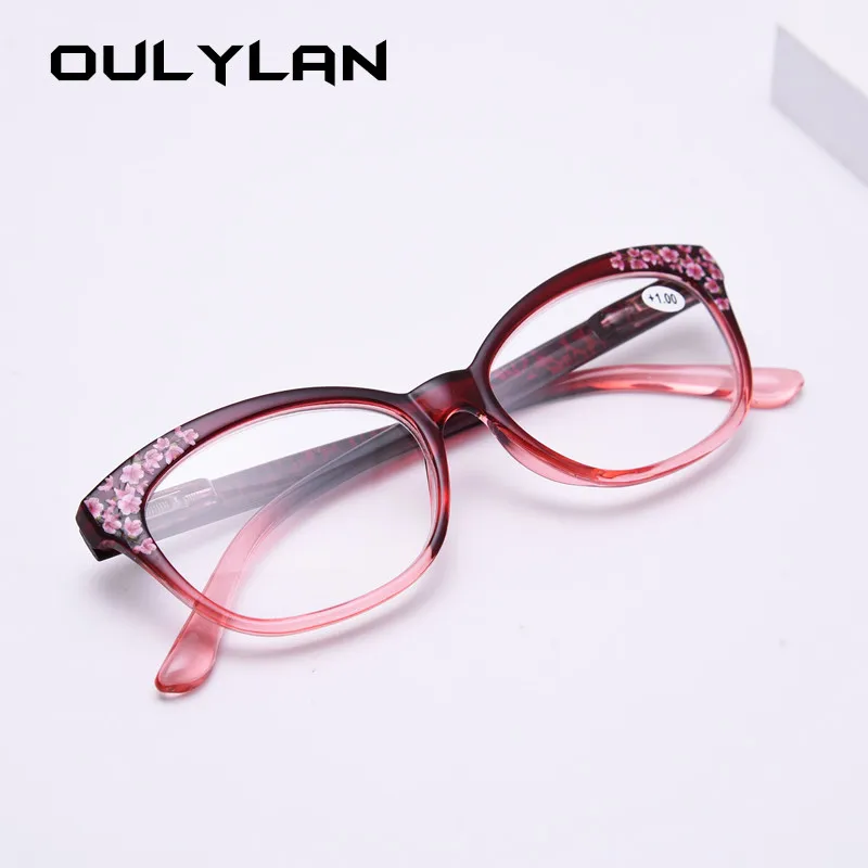 

Oulylan Anti Blue Light Reading Glasses Women Ultralight Unbreakable Eyeglasses Male Anti Fatigue Prescription Eyewear +1.0 3.5