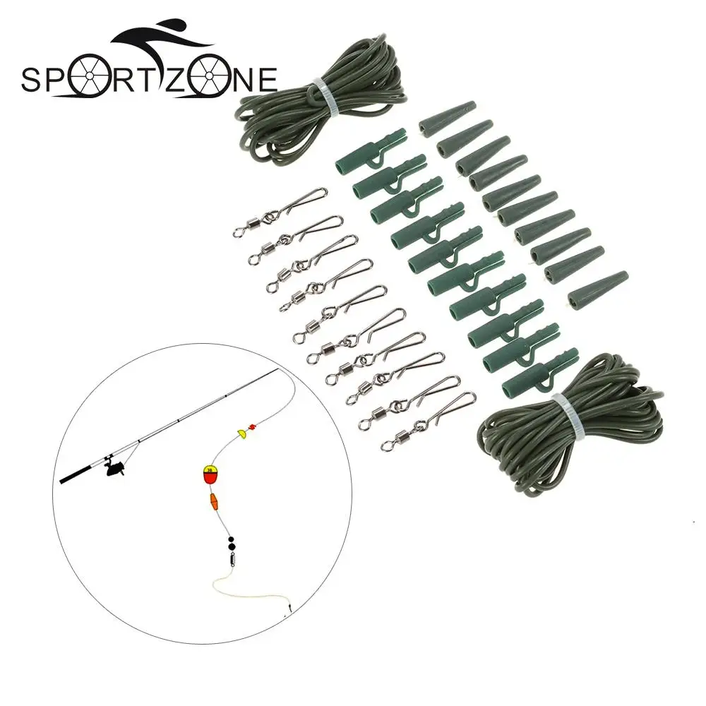 32pc Carp Safety Lead Clips Quick Change Swivels Carp Fishing Safety