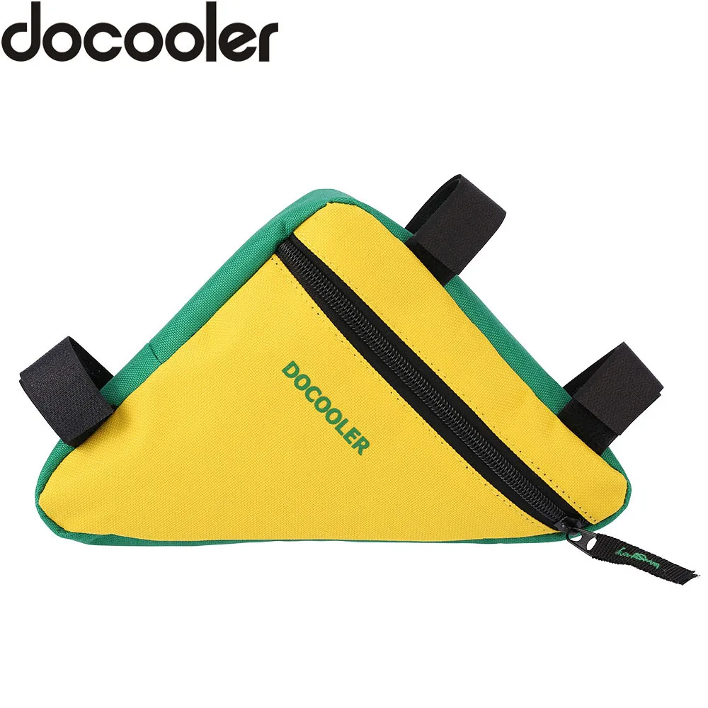 Docooler водонепроницаемый треугольник велосипедные сумки переднее седло труба рама мешочек с держателем открытый мешок