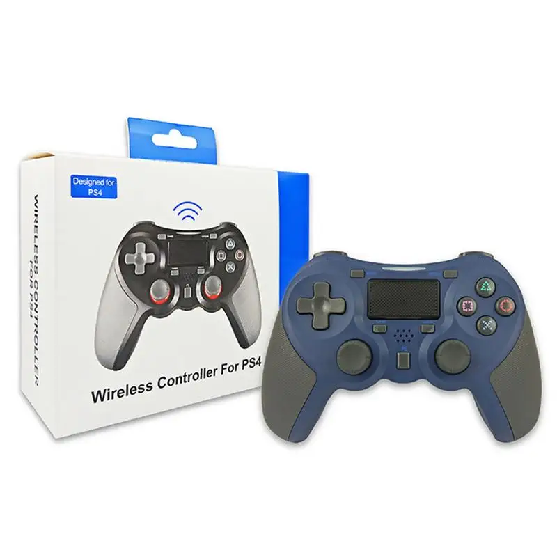 Горячая Распродажа прорезиненная ручка беспроводного контроллера для PS4 Геймпад