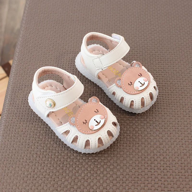 

2019 Summer New Fashion Baby Sandals Children Baotou Wear-resisting Cortex Shoes Baby Soft Bottom Study Walking Shoes