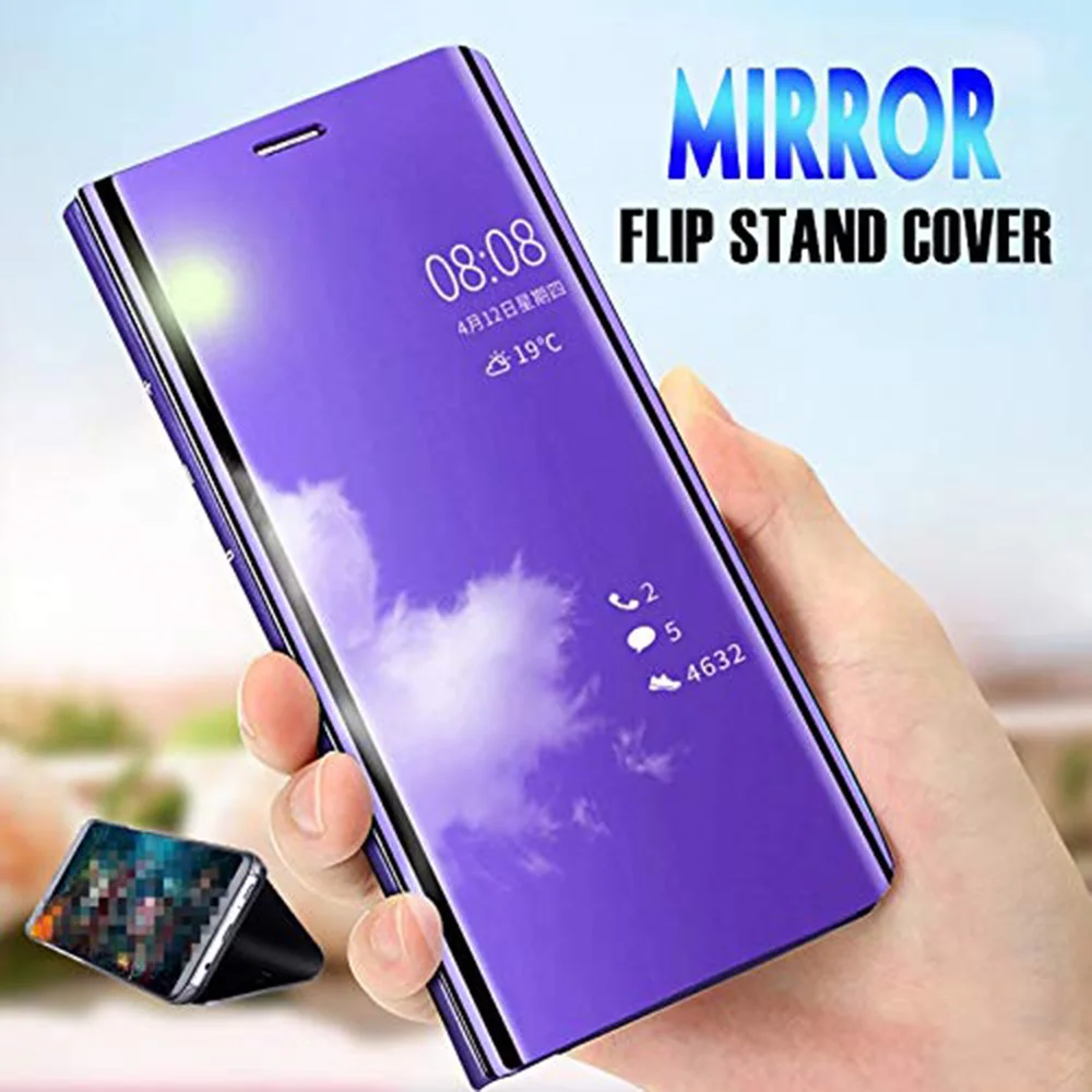 

View Smart Mirror Phone Cases For Huawei P20 Lite Pro Mate 20 P Smart P10 P9 P8 2017 Y5 Y6 2018 2019 On Honor 8X 9 10 7A Cover