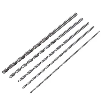 

5pcs 150mm lengthening twist drill Diamond Tipped Drill Twist Bits Set For Wood Plastic Metal Drilling Tools