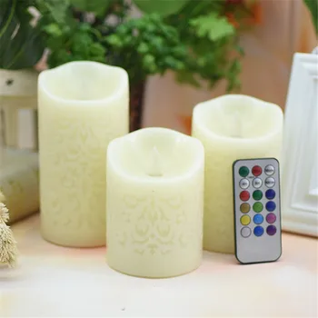 

flamless Creative LED Candle Light with remote control for Home Wedding Birthday Party Decoration Dropshipping